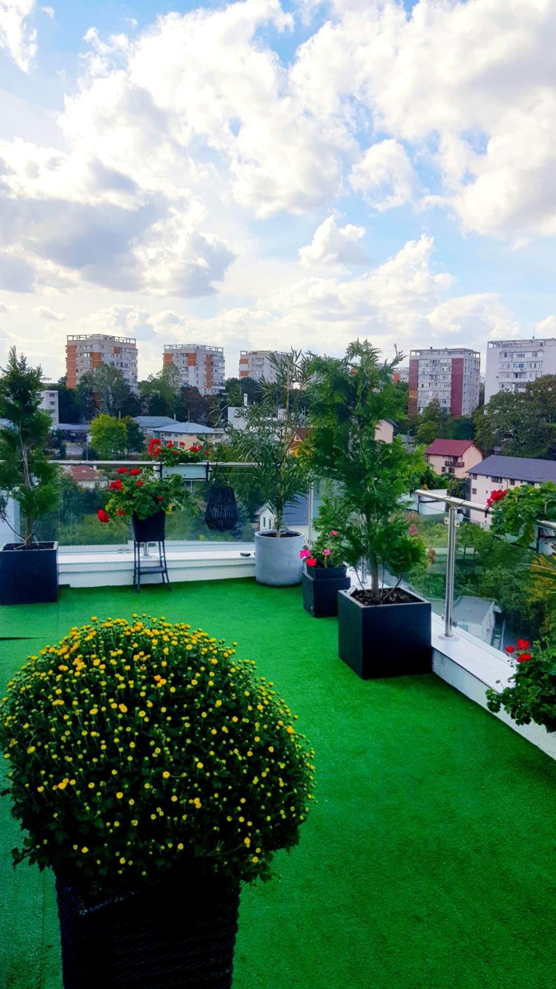 Apartmán Penthouse View Aeroport Iasi Exteriér fotografie