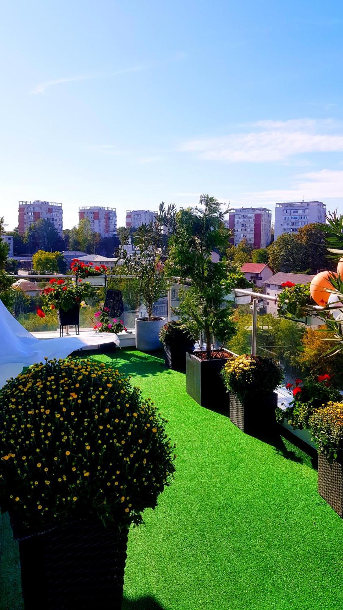 Apartmán Penthouse View Aeroport Iasi Exteriér fotografie
