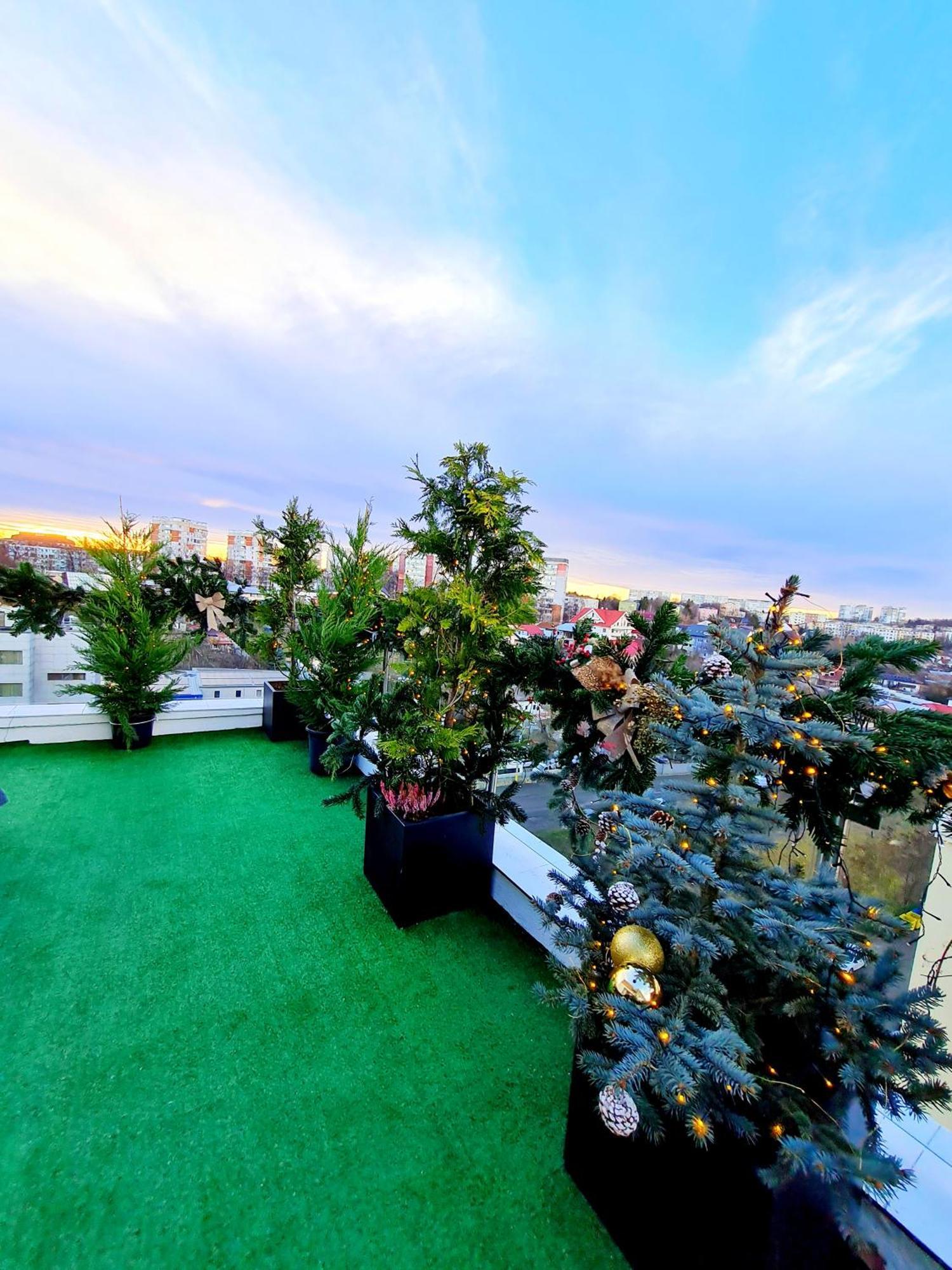 Apartmán Penthouse View Aeroport Iasi Exteriér fotografie