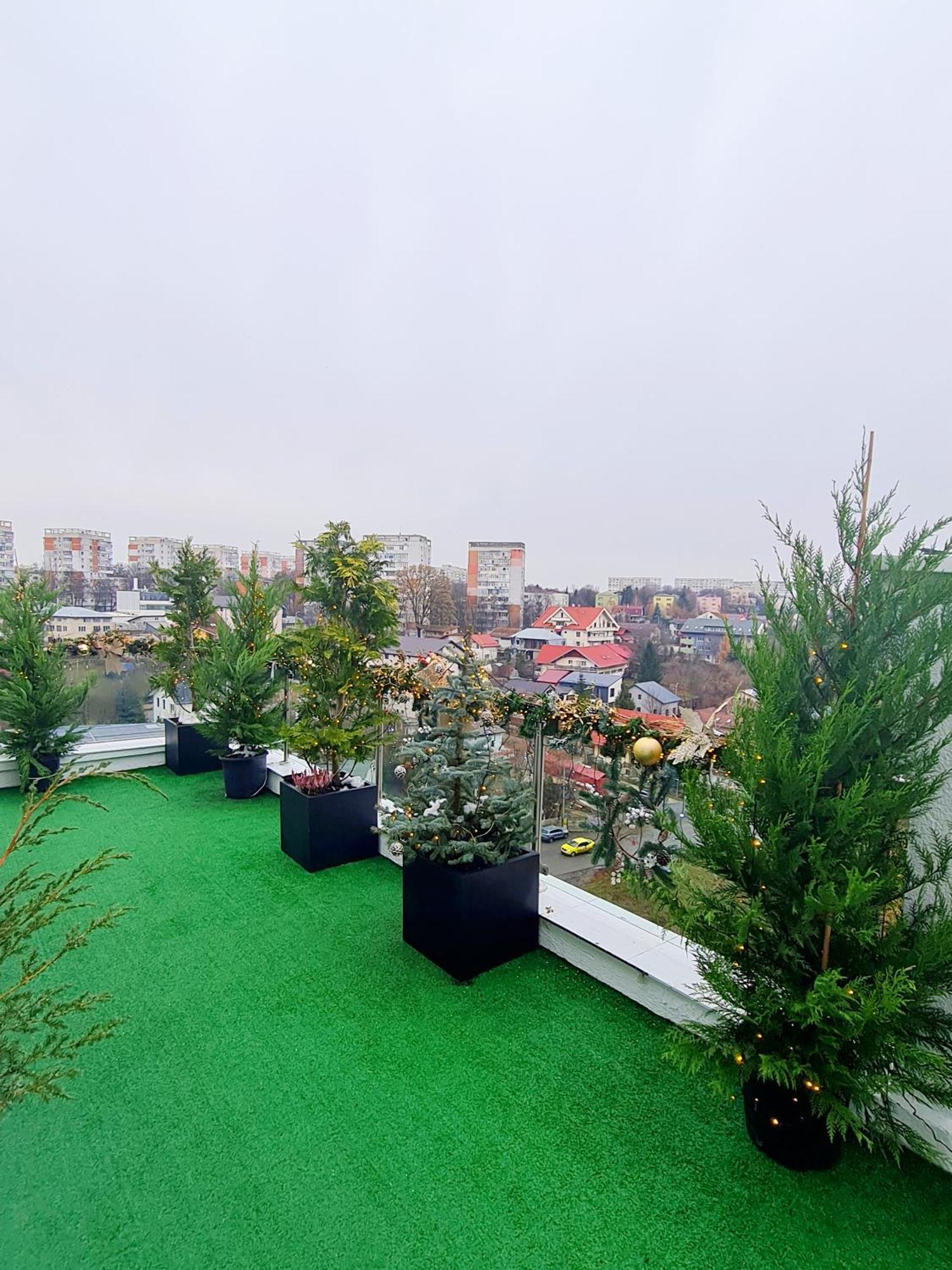 Apartmán Penthouse View Aeroport Iasi Exteriér fotografie