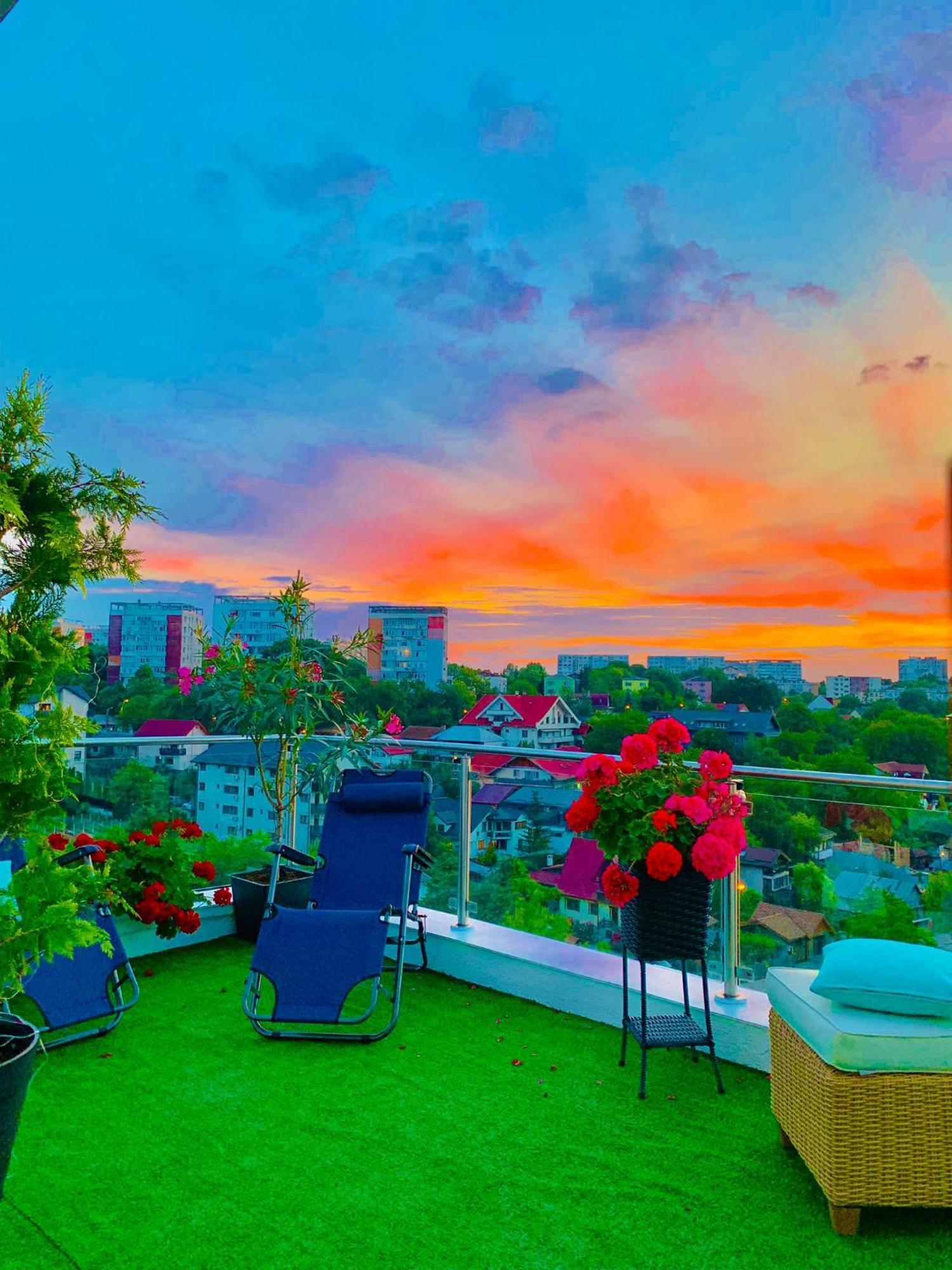 Apartmán Penthouse View Aeroport Iasi Exteriér fotografie