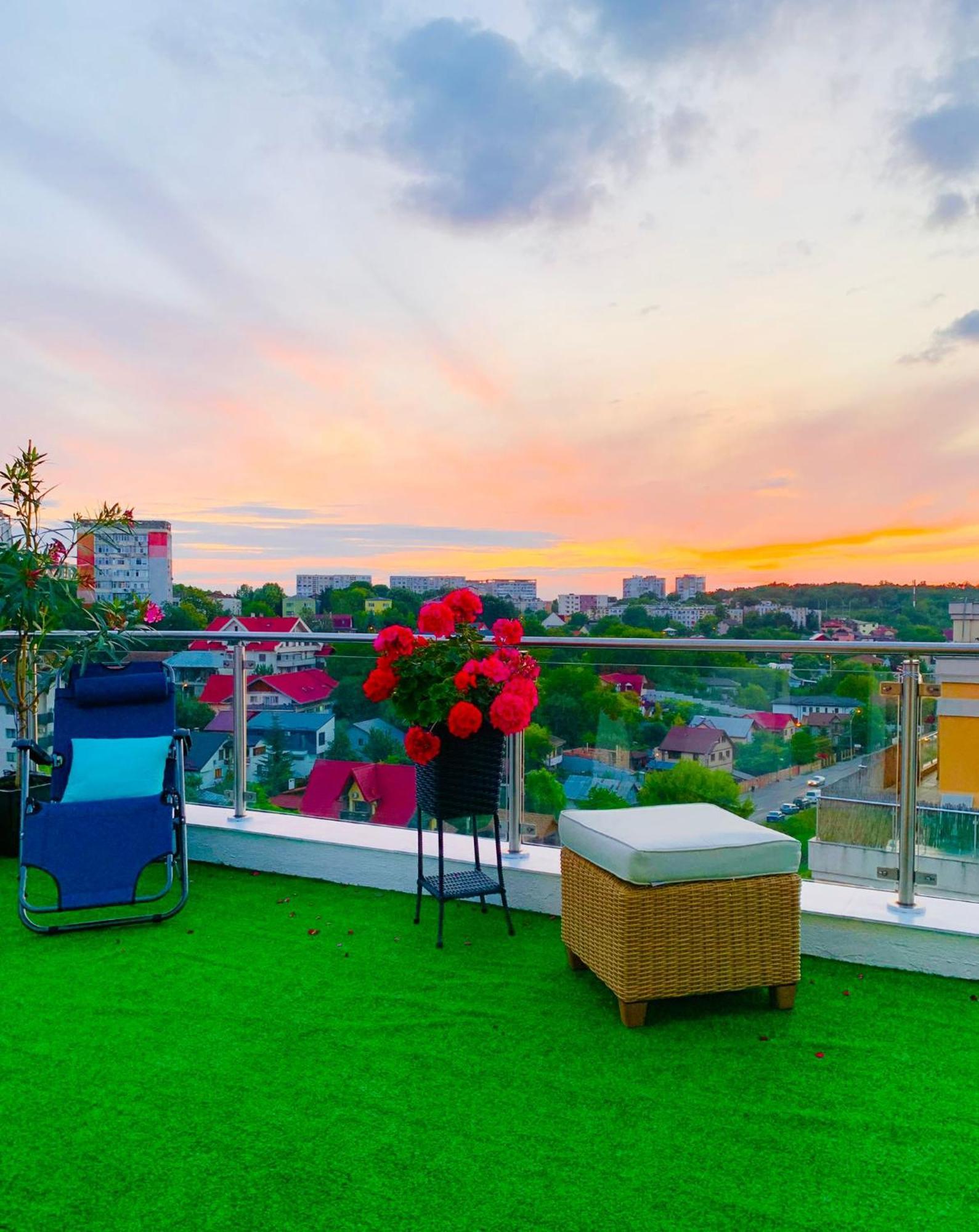Apartmán Penthouse View Aeroport Iasi Exteriér fotografie
