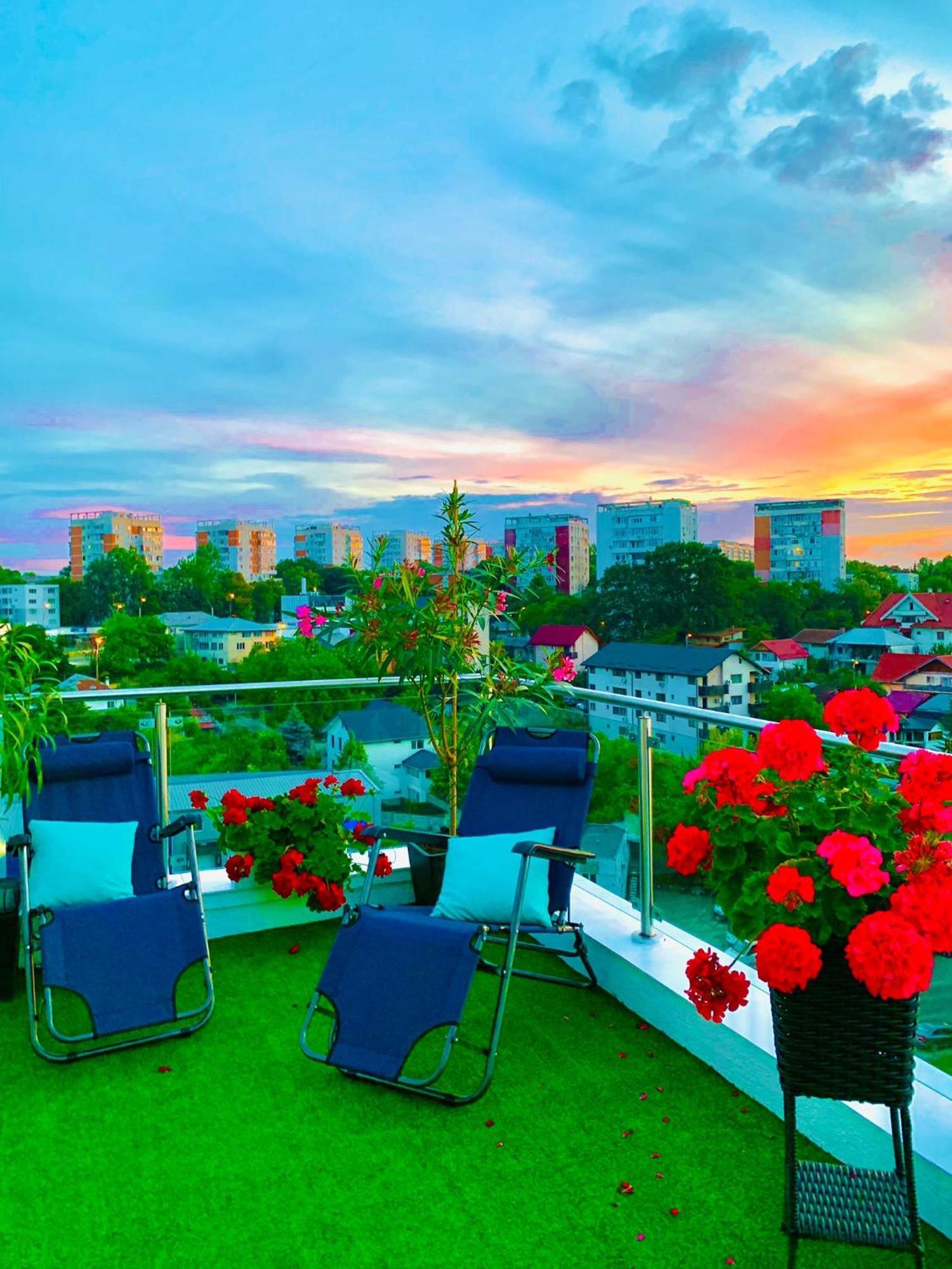 Apartmán Penthouse View Aeroport Iasi Exteriér fotografie