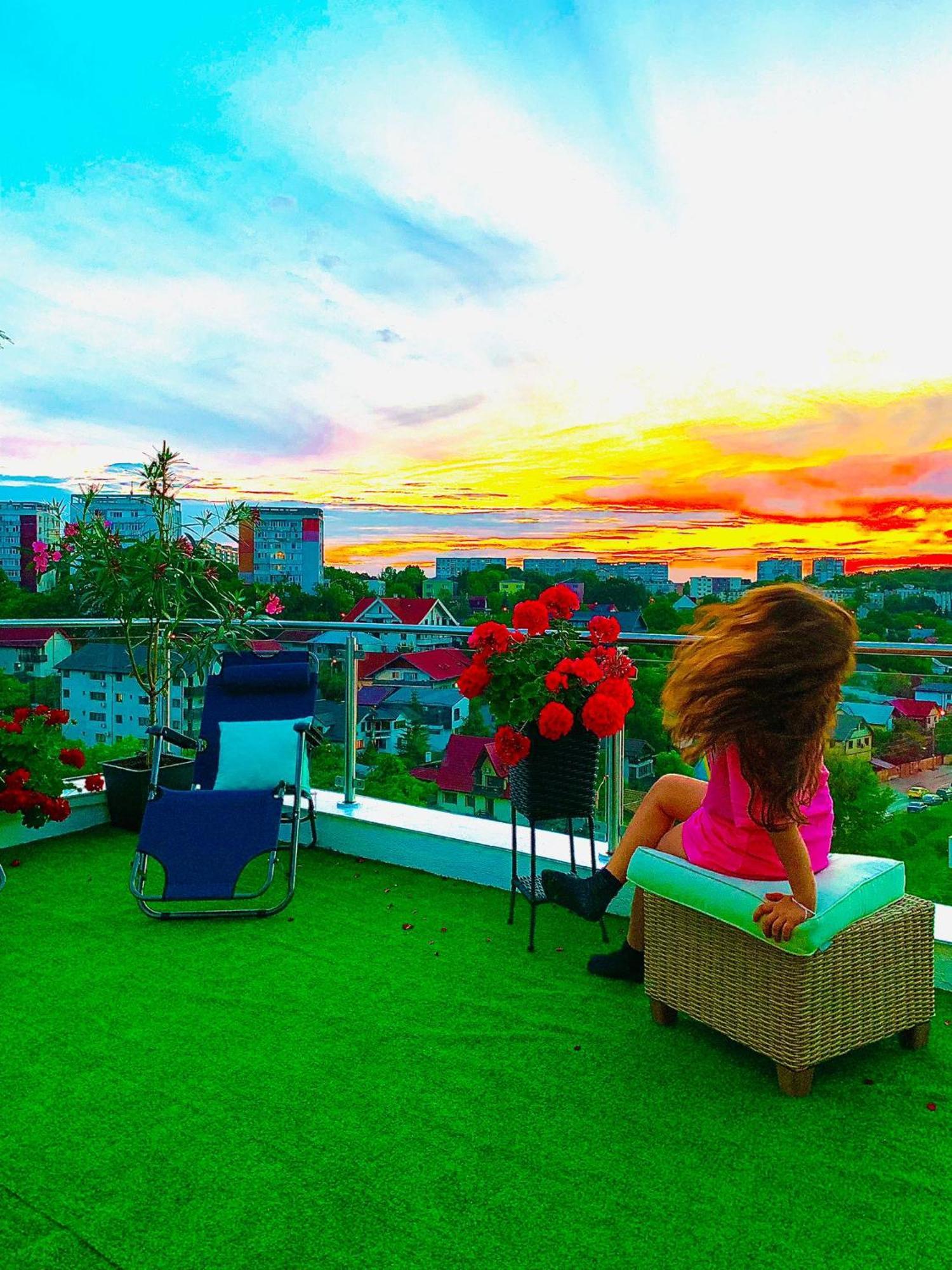 Apartmán Penthouse View Aeroport Iasi Exteriér fotografie
