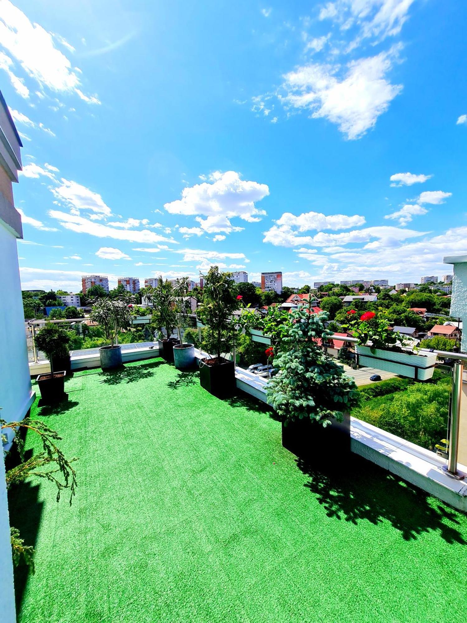 Apartmán Penthouse View Aeroport Iasi Exteriér fotografie