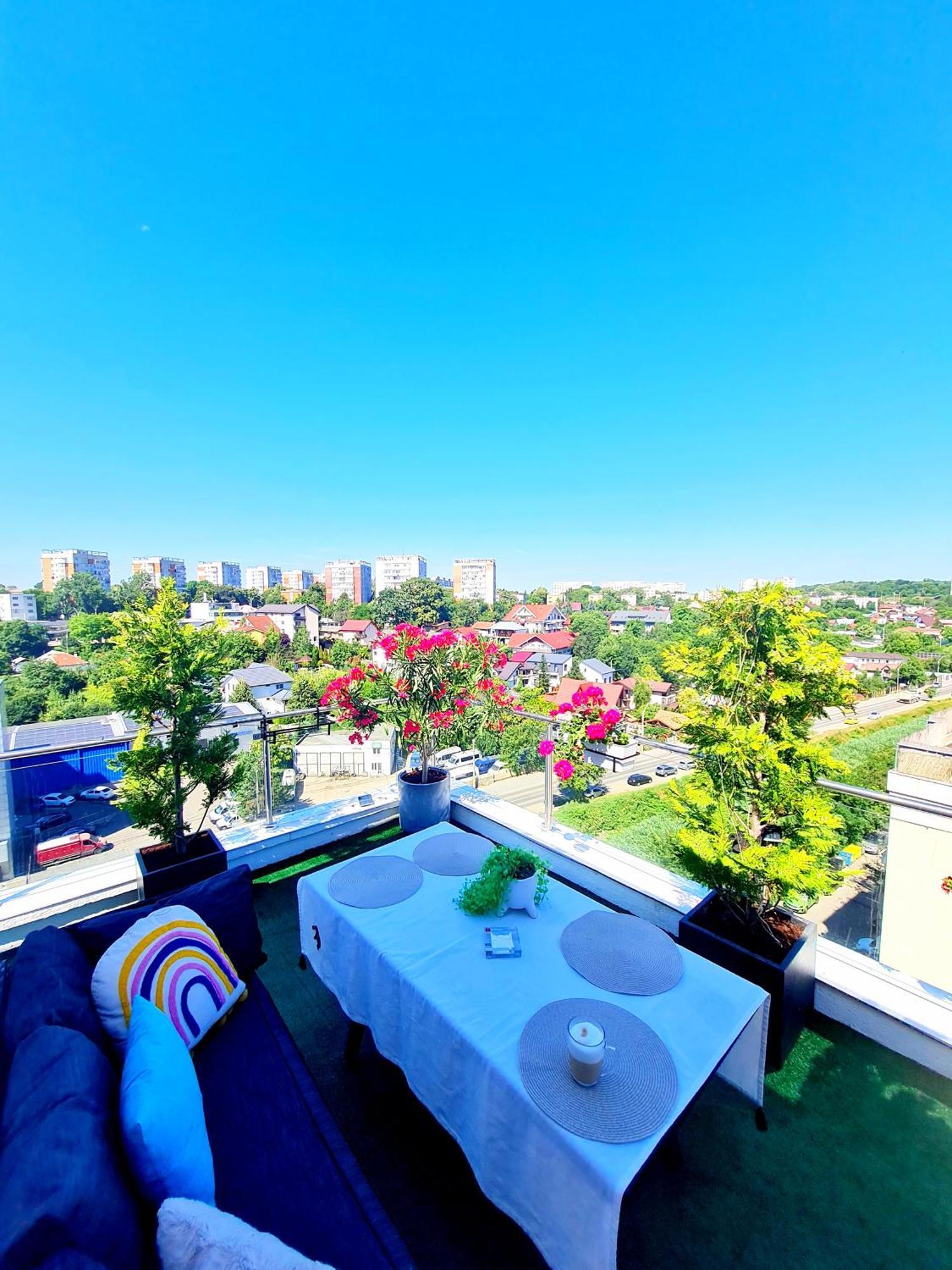 Apartmán Penthouse View Aeroport Iasi Exteriér fotografie