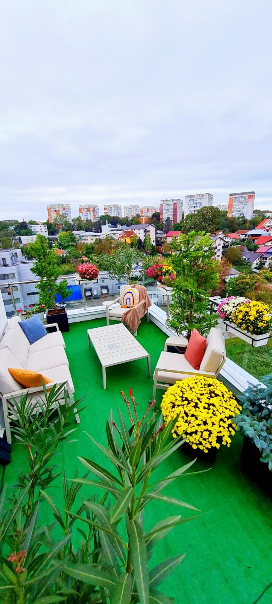 Apartmán Penthouse View Aeroport Iasi Exteriér fotografie